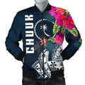 FUNSTUFFPRINT Chuuk Men's Bomber Jacket - Chuuk Summer Vibes 3D Bomber Jacket