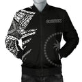 FUNSTUFFPRINT Chuuk Pattern Men's Bomber Jackets - Black Style 3D Bomber Jacket
