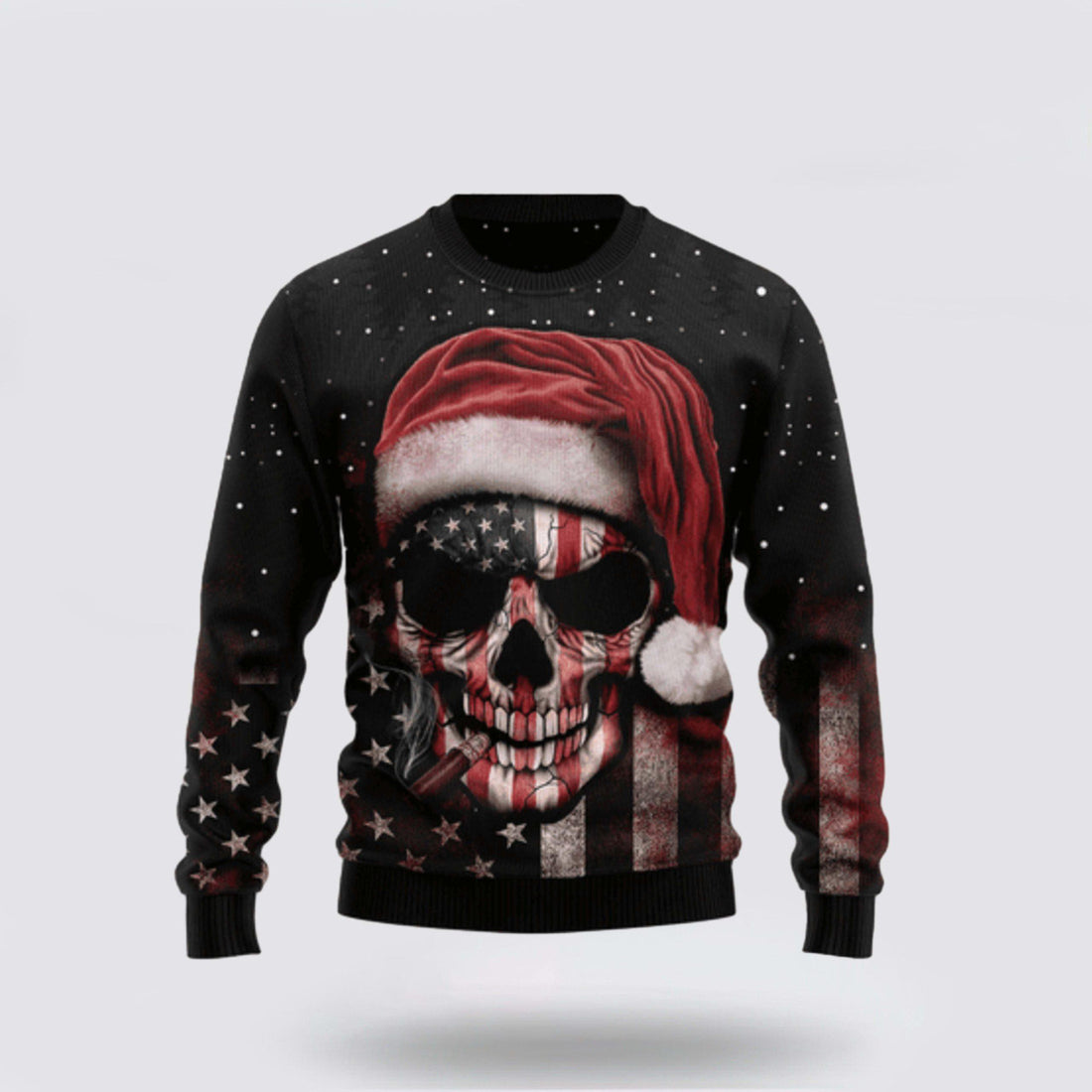 FUNSTUFFPRINT Citybarks Ugly Sweater Amazing Skull Christmas Apparel - Christmas Gifts For Frends Ugly Sweater
