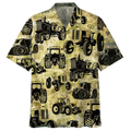 Classic Tractor Hawaiian Shirt, tractor shirt men, tractor supply Hawaiian shirts