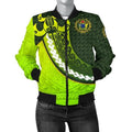 FUNSTUFFPRINT Cook Islands (Kuki Airani) Women's Bomber Jacket - Newest Style 3D Bomber Jacket