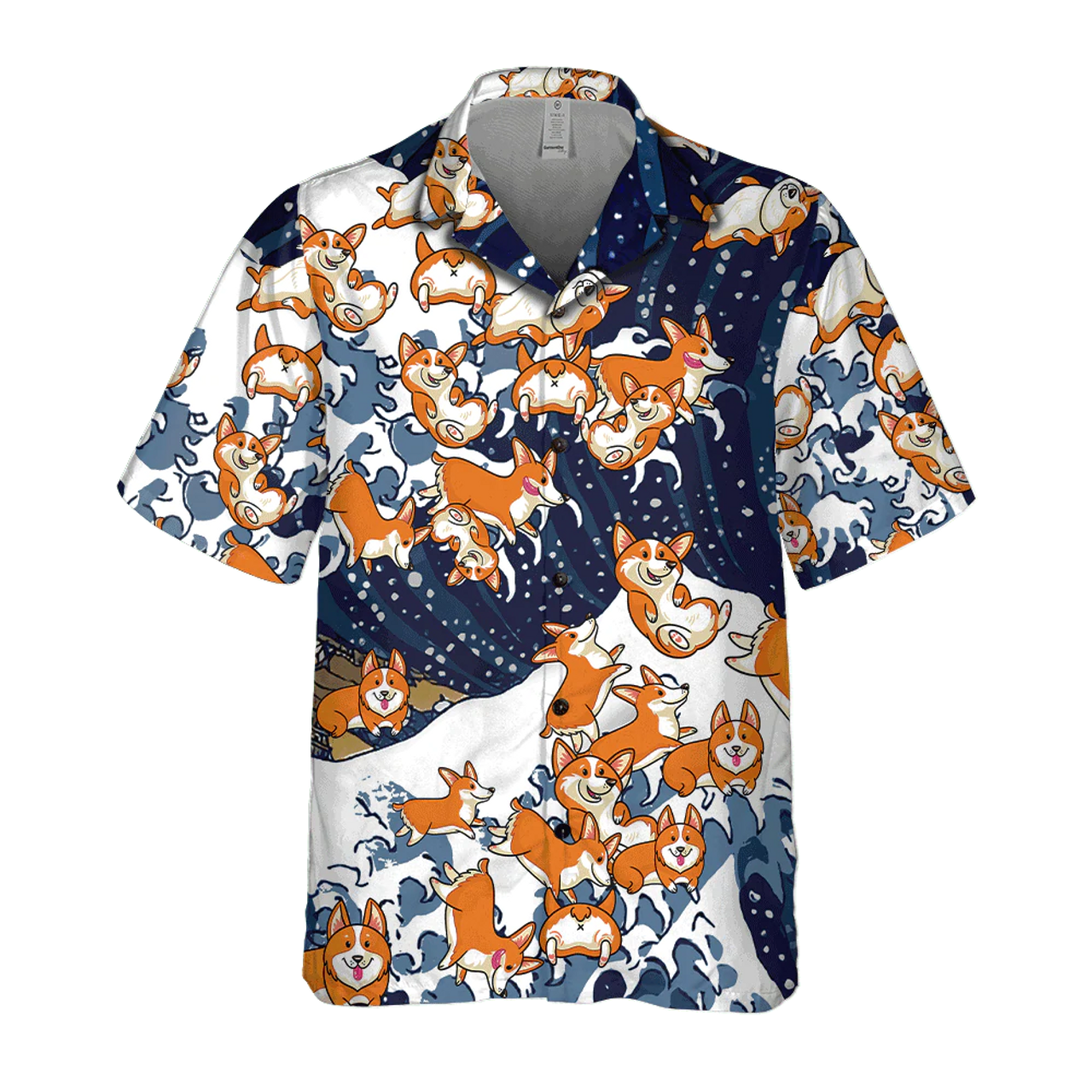 Corgi Hawaiian Shirt, Dog hawaiian shirt, Gift for dog lovers