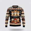 FUNSTUFFPRINT Corgi Dog Christmas Ugly Christmas Sweater For Men And Women, Gift For Christmas, Best Winter Christmas Outfit Ugly  Sweater