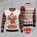 FUNSTUFFPRINT Corgi The Most Beautiful Time Ugly Christmas Sweater, Dog Ugly Christmas Sweater, Ugly Dog Sweaters Ugly  Sweater