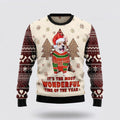 FUNSTUFFPRINT Corgi The Most Beautiful Time Ugly Christmas Sweater For Men And Women, Gift For Christmas, Best Winter Christmas Outfit Ugly  Sweater