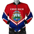 FUNSTUFFPRINT Costa Rica Coat Of Arms Men Bomber Jacket Lucian Style 3D Bomber Jacket