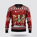 FUNSTUFFPRINT Cow Christmas Ugly Christmas Sweater – Sweater Gifts For Pet Lover Ugly  Sweater