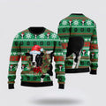 FUNSTUFFPRINT Cow Merry Christmas Ugly Christmas Sweater, Farm Sweater, Christmas Gift, Best Winter Outfit Christmas Ugly Sweater