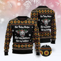 FUNSTUFFPRINT Cow Not Today Sunflower Ugly Christmas Sweater, Christmas Sweater, Ugly Sweater, Funny Xmas Sweaters Ugly Sweater