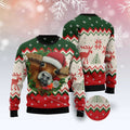 FUNSTUFFPRINT Cow Xmas Ugly Christmas Sweater, Christmas Sweater, Ugly Sweater, Funny Xmas Sweaters Ugly Sweater