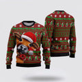 FUNSTUFFPRINT Cow Xmas Ugly Christmas Sweater, Farm Sweater, Christmas Gift, Best Winter Outfit Christmas Ugly Sweater