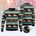 FUNSTUFFPRINT Cowboy Cactus Ugly Christmas Sweater, Christmas Sweater, Ugly Sweater, Funny Xmas Sweaters Ugly Sweater