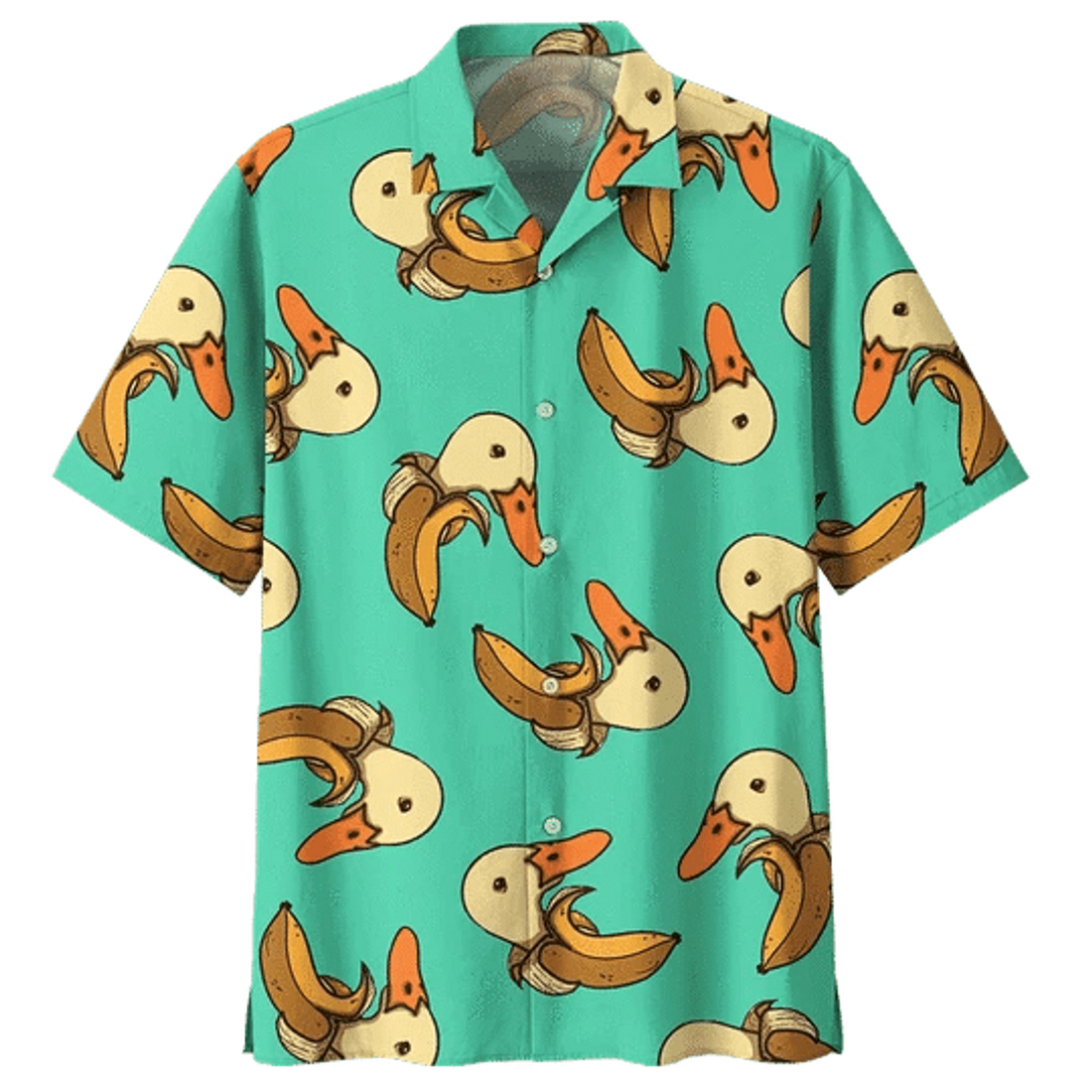 Crazy Duck Background Hawaiian Shirt