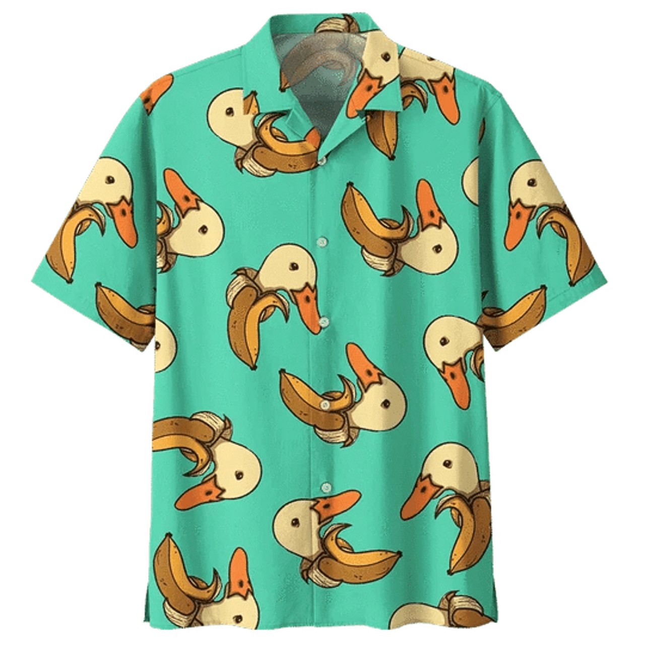 Crazy Duck Background Hawaiian Shirt