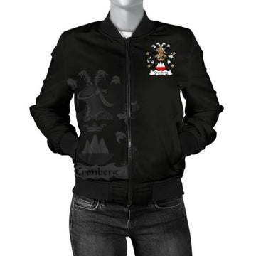 FUNSTUFFPRINT Cronberg Germany Men's Bomber Jacket - German Family Crest 3D Bomber Jacket