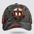 FUNSTUFFPRINT Crown Of Thorns Cross Scarf Baseball Cap - Christian Hats for Men and Women