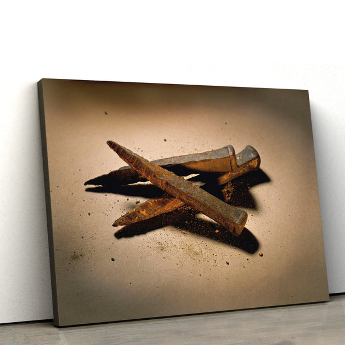 Crucifixion Nails Canvas Wall Art - Easter Wall Art - Christian Canvas Wall Art