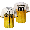 Custom Beer Bubbles Pattern On Black Custom Baseball Jerseys For Men & Women