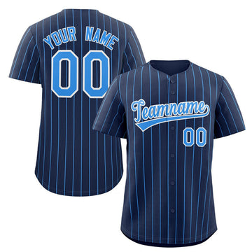 Custom Personalized Pinstripe Baseball Jersey Button Down Shirt Printed or Custom Name Number Team Baseball, Unisex Baseball Jersey
