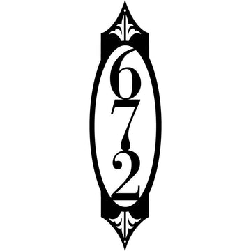 Custom Metal Address Sign, House Address Sign With Tree For Rock Or Wall Special Address Metal Sign