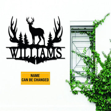 Custom Metal Farm Sign, Deer Hunting Metal Sign, Gift Ideas For Farm Woman, Large Metal Outdoor Signs, Outdoor Metal Sign Frames