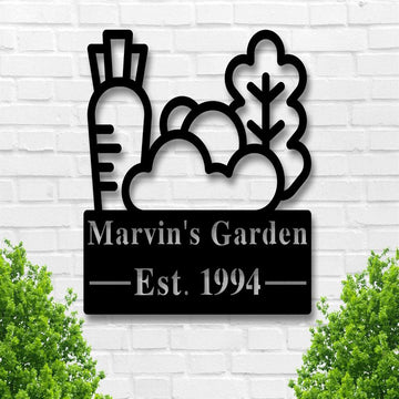 Custom Metal Farm Sign, Garden Sign Metal, Gift Ideas For Farm Woman, Large Metal Outdoor Signs, Outdoor Metal Sign Frames