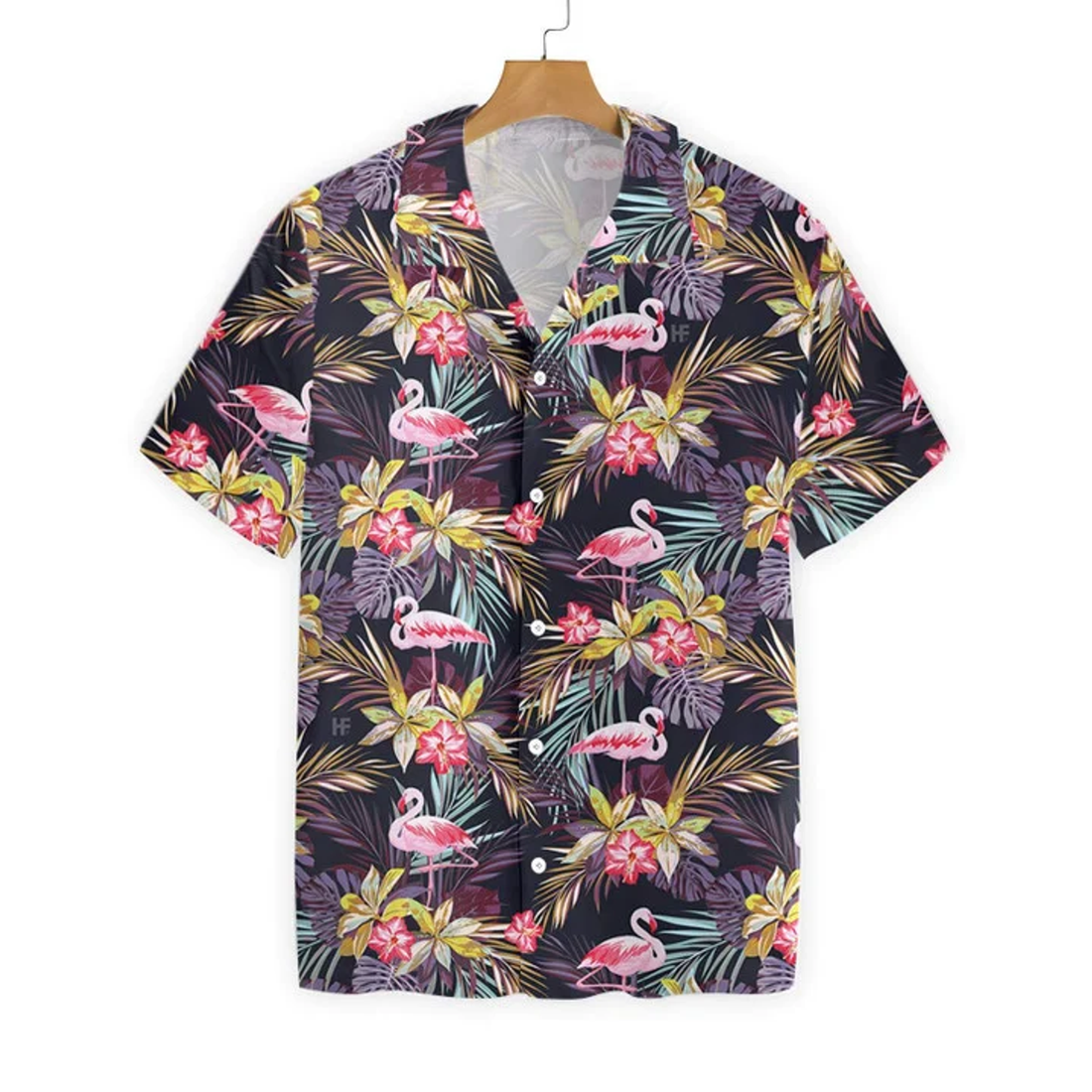 Cute Flamingo Brilliant Tropical Forest Hawaiian Shirt