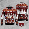 FUNSTUFFPRINT Cute Alaskan Ugly Christmas Sweater, Christmas Sweater, Ugly Sweater, Funny Xmas Sweaters Ugly Sweater