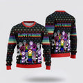 FUNSTUFFPRINT Cute Cat Paw Sweater Happy Purride Ugly Christmas Sweater For Men And Women, Best Gift For Christmas, Christmas Fashion Winter  Ugly  Sweater