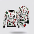 FUNSTUFFPRINT Cute Dachshund Christmas Ugly Christmas Sweater For Men And Women, Gift For Christmas, Best Winter Christmas Outfit Ugly  Sweater