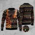 FUNSTUFFPRINT Cute Giraffe Ugly Christmas Sweater, Christmas Sweater, Ugly Sweater, Funny Xmas Sweaters Ugly Sweater