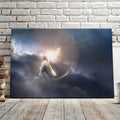 Dividing Darkness - Jesus Canvas Poster - Christian Canvas Prints - Faith Canvas 