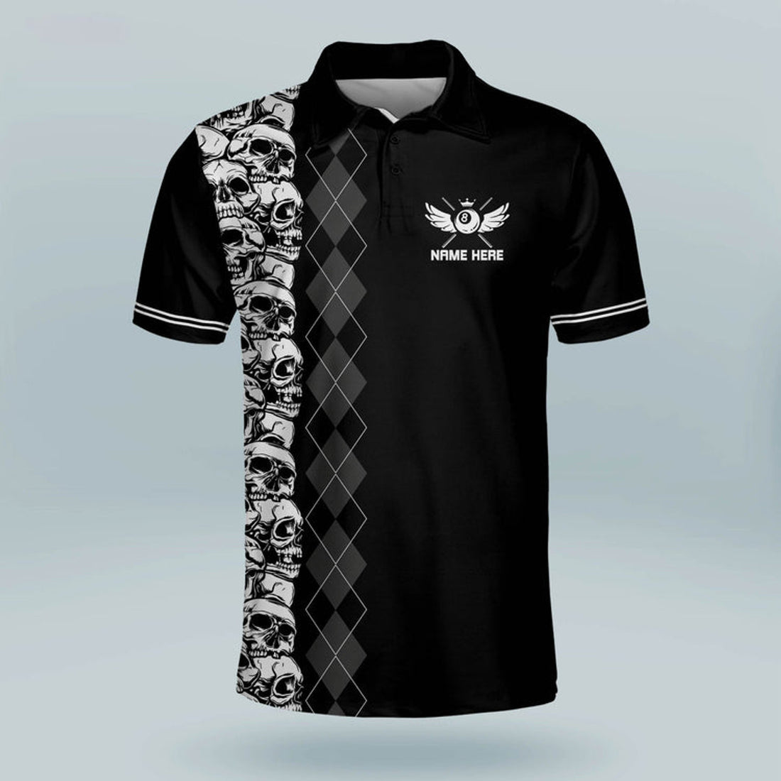 Custom I Could Shoot Pool Better But Then My Skill Level Would Go Up Billiards Polo Shirt, Custom Billiard Polo Shirt