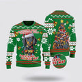 FUNSTUFFPRINT Dachshund Dog Bells Christmas Ugly Christmas Sweater For Men And Women, Gift For Christmas, Best Winter Christmas Outfit Ugly  Sweater