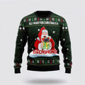 FUNSTUFFPRINT Dachshund Dog Gift Ugly Christmas Sweater – Dog Lover Christmas Sweater Ugly  Sweater