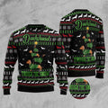 FUNSTUFFPRINT Dachshund Through Snow Christmas Ugly Christmas Sweater, Christmas Sweater, Ugly Sweater, Funny Xmas Sweaters Ugly Sweater
