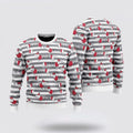 FUNSTUFFPRINT Dachshund Through The Snow Ugly Christmas Sweater For Men And Women, Gift For Christmas, Best Winter Christmas Outfit Ugly  Sweater