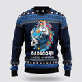 FUNSTUFFPRINT Dadacorn Protector Of My Unicorns Ugly Christmas Sweater – Best Gift For Christmas Ugly  Sweater