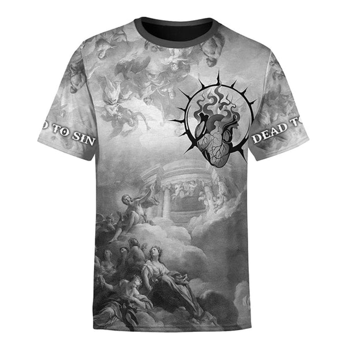 FUNSTUFFPRINT Dead To Sin Jesus Christian 3D T-shirt