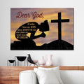 Dear God If Today I Lose My Hope Canvas Wall Art - Christian Canvas - Faith Canvas