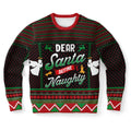 FUNSTUFFPRINT Dear Santa Define Naughty Ugly Christmas Sweater, Christmas Sweater, Ugly Sweater, Funny Xmas Sweaters Ugly Sweater