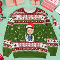 FUNSTUFFPRINT Custom Deck The Halls With Beta Blockers Ugly Sweater