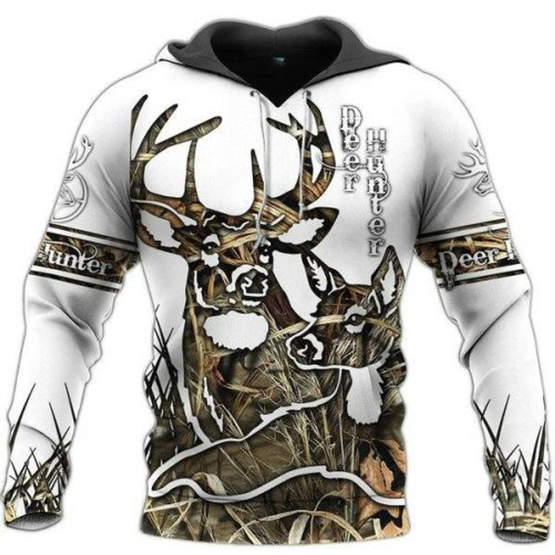 FUNSTUFFPRINT Deer Hunting 3D Hoodie and Zip Hoodie