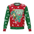 FUNSTUFFPRINT Dinosaur T-rex Christmas Ugly Sweater, Christmas Sweater, Ugly Sweater, Funny Xmas Sweaters Ugly Sweater