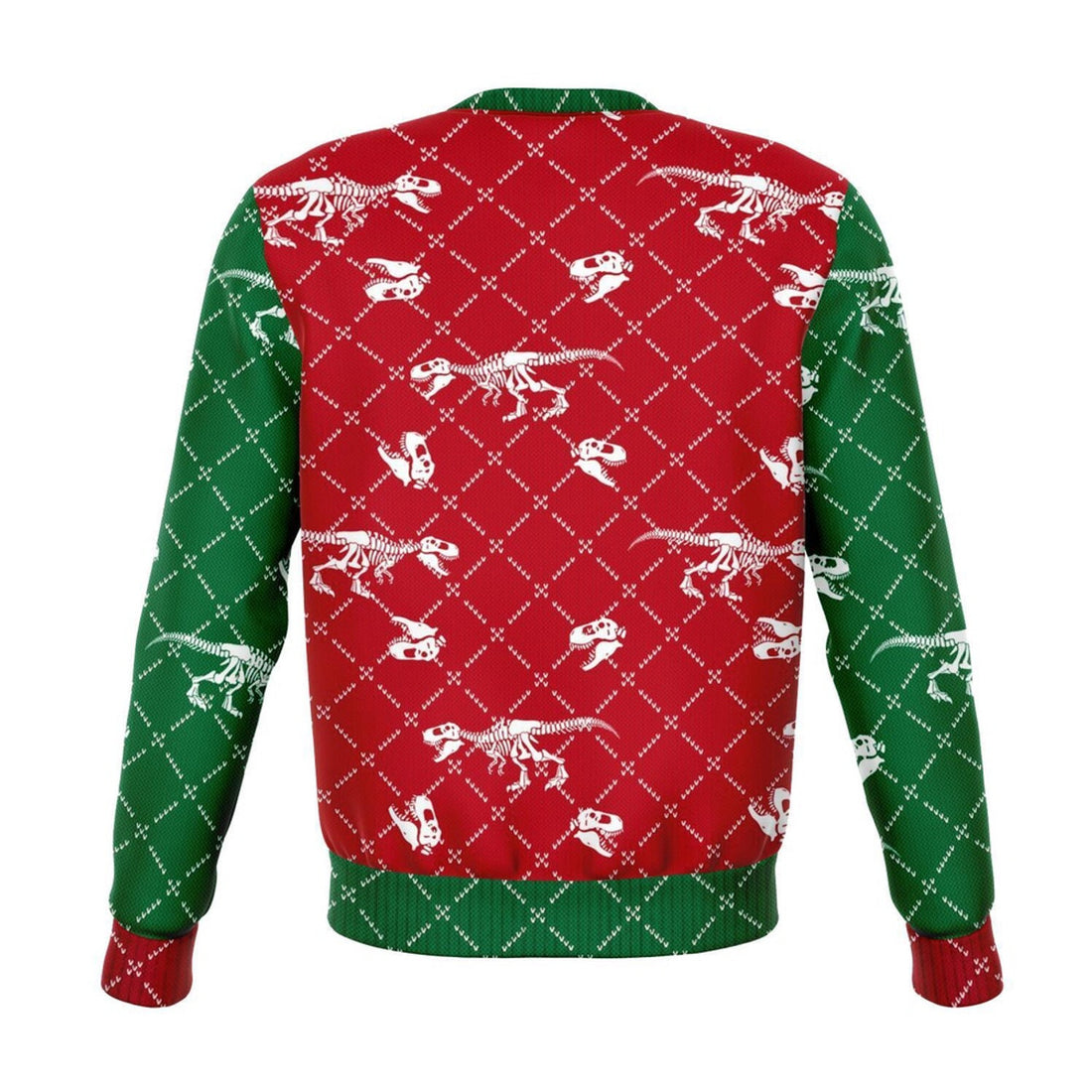 FUNSTUFFPRINT Dinosaur T-rex Christmas Ugly Sweater, Christmas Sweater, Ugly Sweater, Funny Xmas Sweaters Ugly Sweater