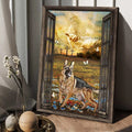 Dog Lover, German Shepherd Dog, Dog And God, Poster Decor Poster and Canvas