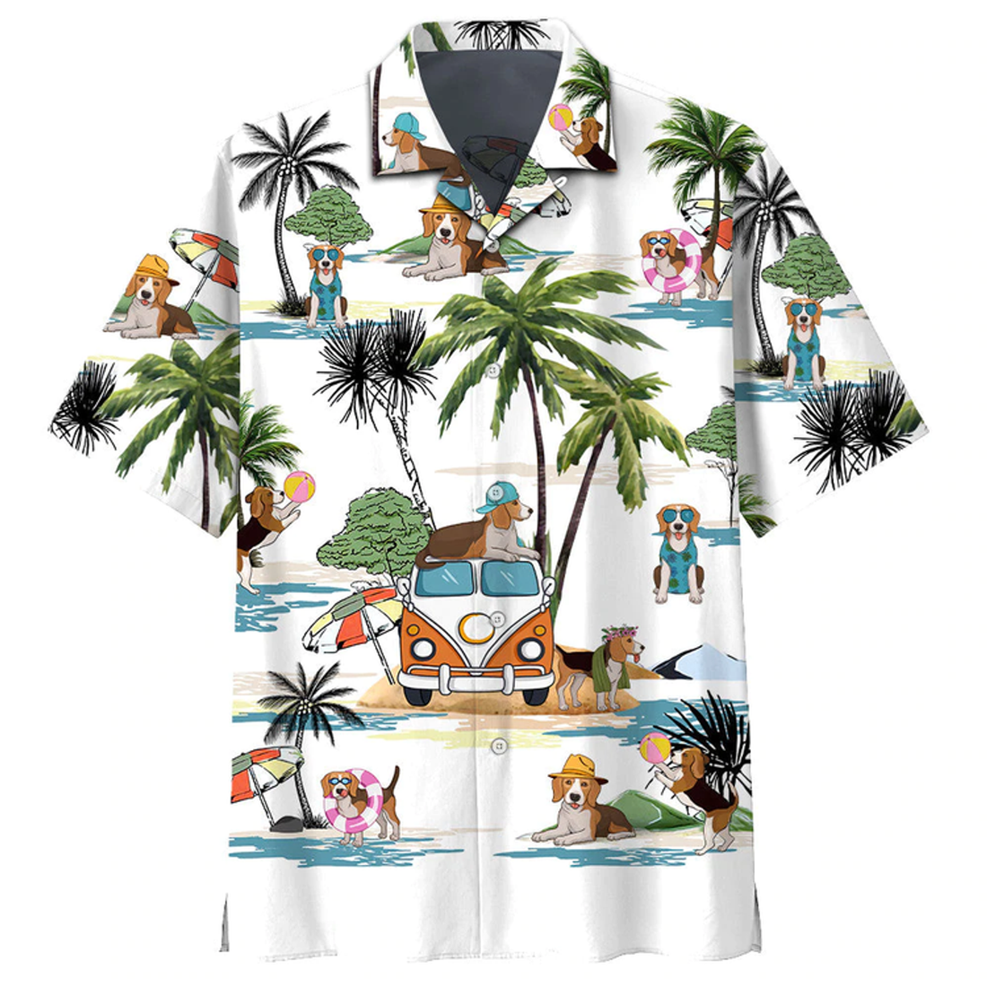 Corgi Hawaiian Shirt, Dog hawaiian shirt, Gift for dog lovers