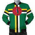 FUNSTUFFPRINT Dominica Flag Men's 3D Bomber Jacket
