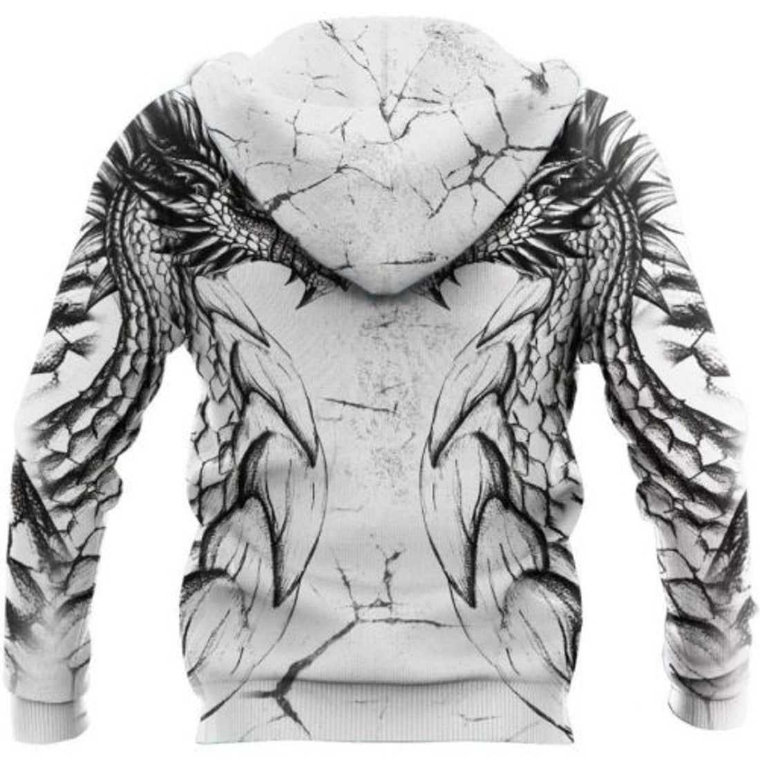FUNSTUFFPRINT Dragon Tattoo 3D All Over Hoodie Gift For Dragon Lovers3D Hoodie and Zip Hoodie