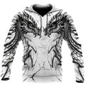FUNSTUFFPRINT Dragon Tattoo 3D All Over Hoodie Gift For Dragon Lovers3D Hoodie and Zip Hoodie